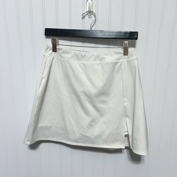Reformation Nina White EcoMove Active Skort Workout Skirt Size Large - Picture 7 of 8